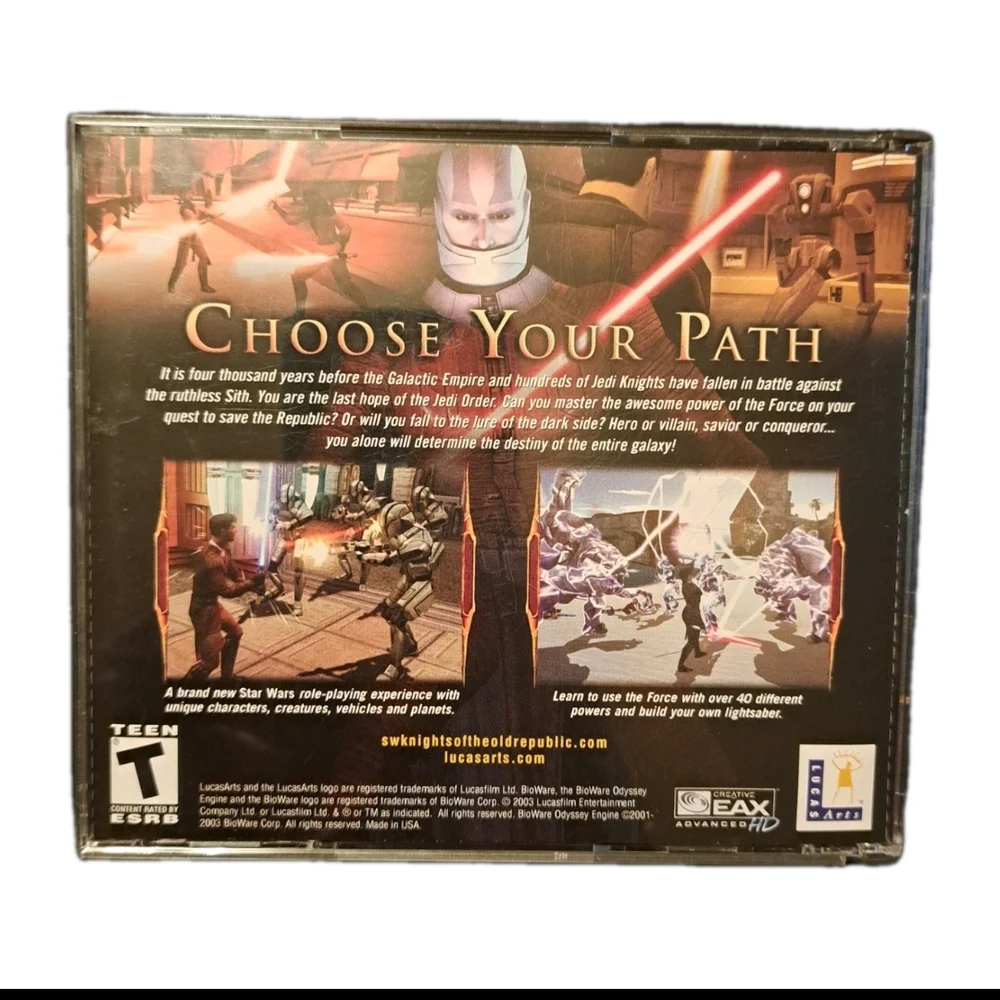 Star Wars: PC Game Manual/Guide Knights of the Old Republic PC Game Not Include